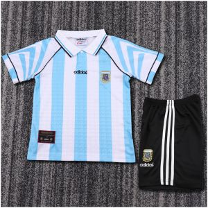 Kids Retro Argentina Home Jersey 1996/97