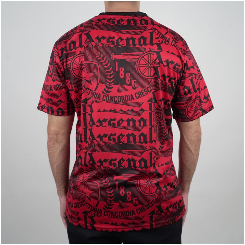 Mens Arsenal Short Training Jersey Red 2025/26