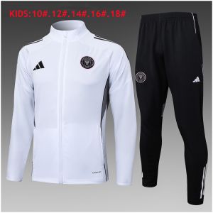 Kids Inter Miami C.F. Jacket + Pants Training Suit White 2025/26