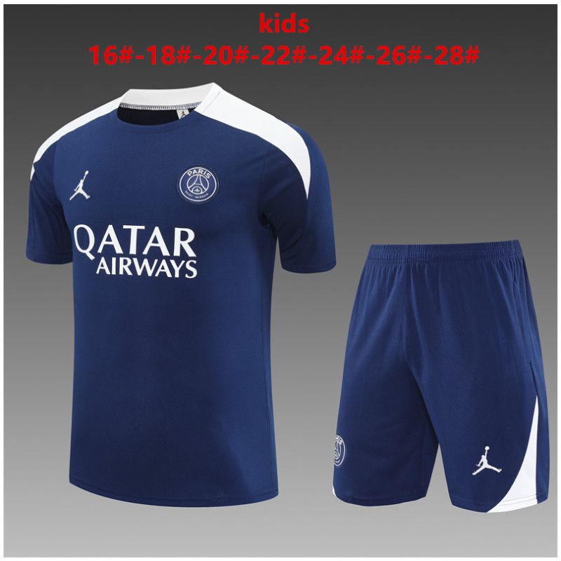 Kids PSG x Jordan Short Training Suit Royal 2025/26