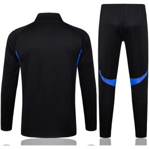 Mens Manchester United Jacket + Pants Training Suit Black II 2025/26