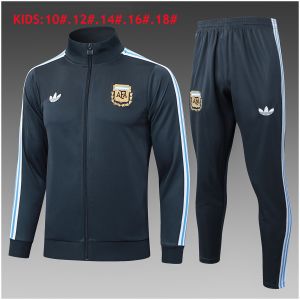 Kids Argentina Jacket + Pants Training Suit Dark Grey 2025