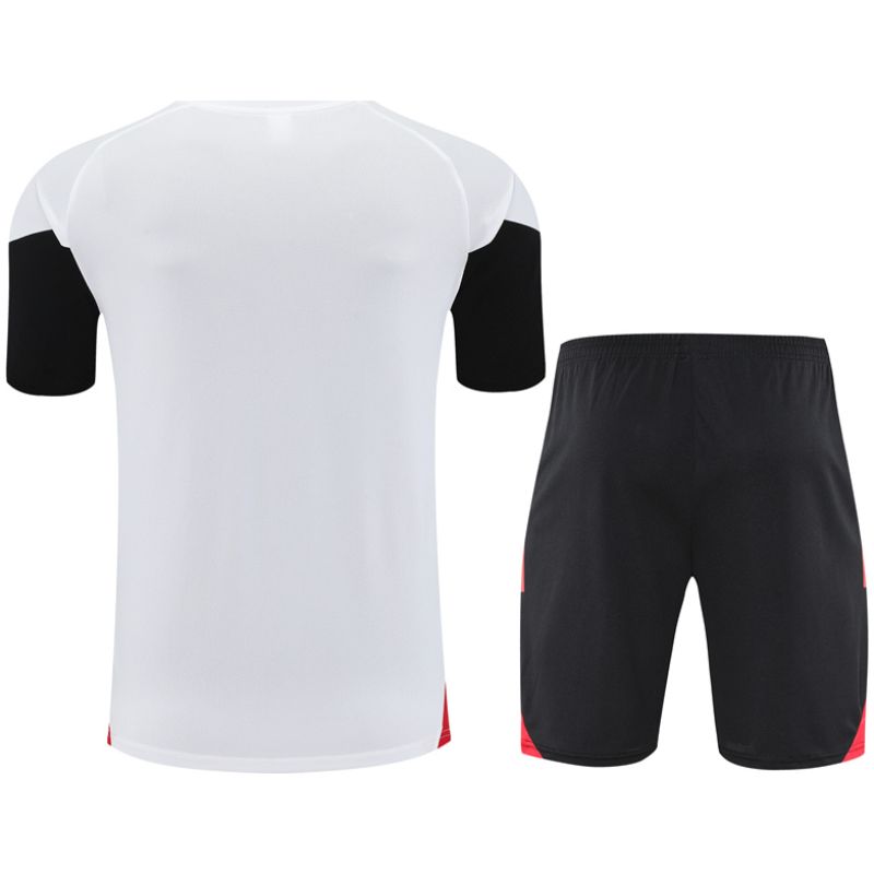 Mens Manchester United Short Training Suit White II 2025/26