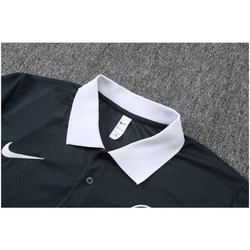 Mens Chelsea Polo Shirt Dark Grey 2024/25