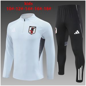 Kids Japan Training Suit Light Grey 2025