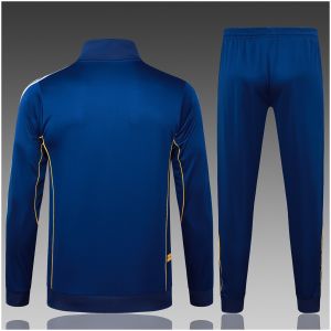 Kids Real Madrid Jacket + Pants Training Suit Navy 2025/26