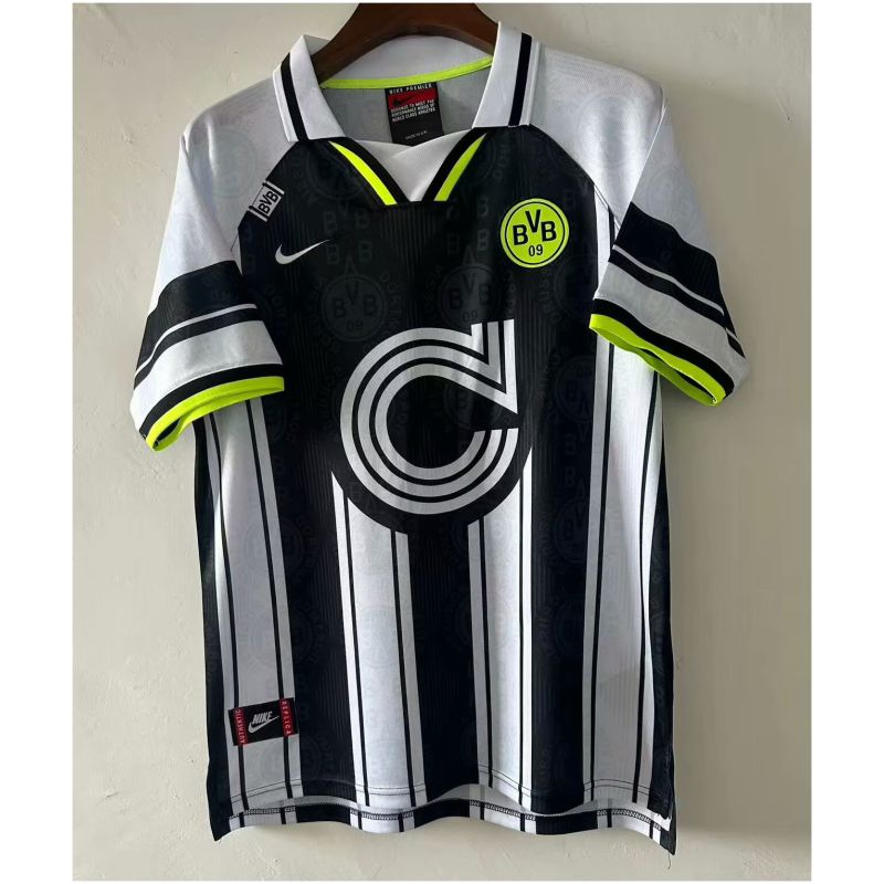 Mens Borussia Dortmund Retro Away Jersey 1995