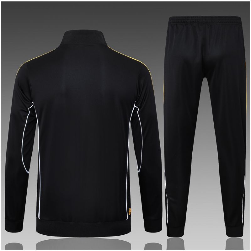 Kids Real Madrid Jacket + Pants Training Suit Black 2025/26