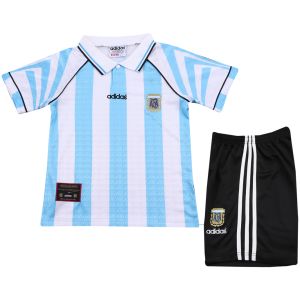 Kids Retro Argentina Home Jersey 1996/97