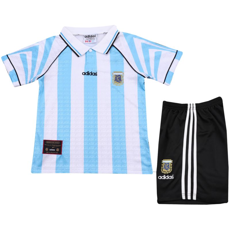 Kids Retro Argentina Home Jersey 1996/97