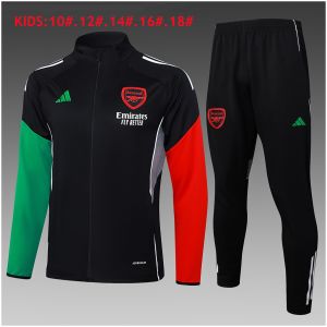 Kids Arsenal Jacket + Pants Training Suit Black 2025/26