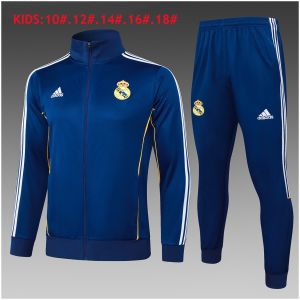 Kids Real Madrid Jacket + Pants Training Suit Navy 2025/26