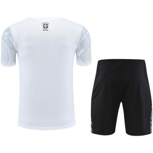 Mens Brazil Short Training Suit Jesus White 2025