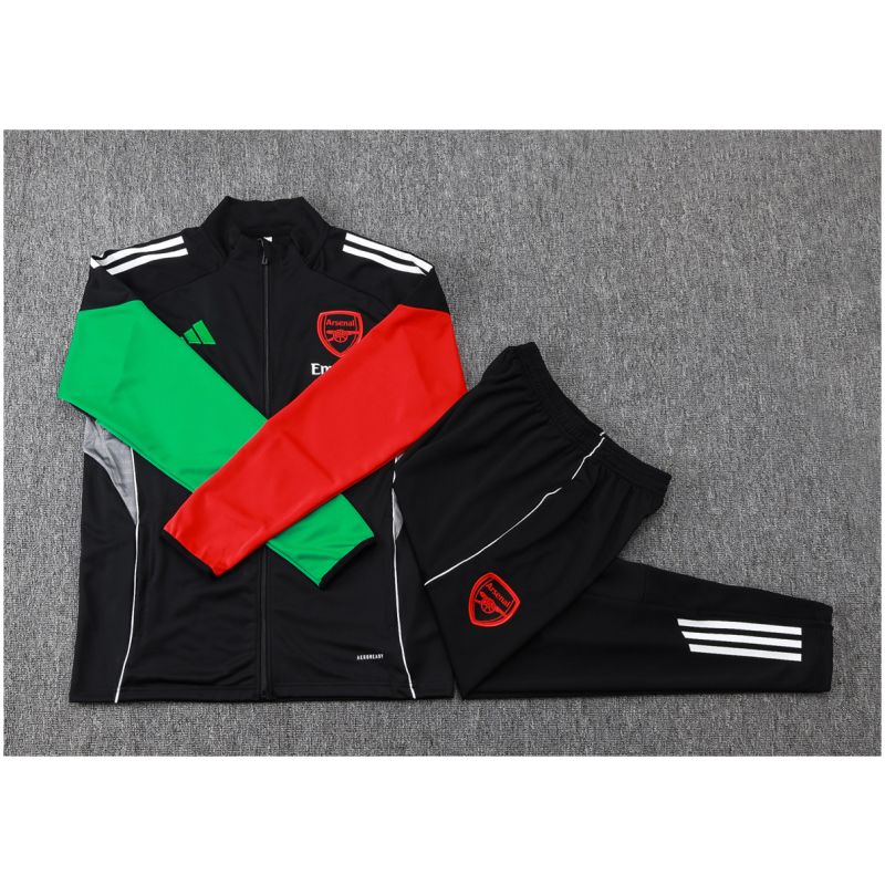 Kids Arsenal Jacket + Pants Training Suit Black 2025/26