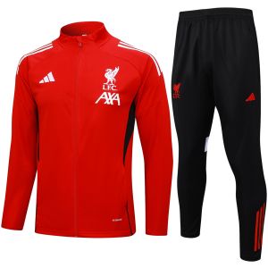 Mens Liverpool Jacket + Pants Training Suit Red II 2025/26