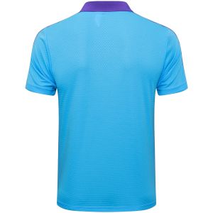 Mens Real Madrid Polo Shirt Blue 2025/26