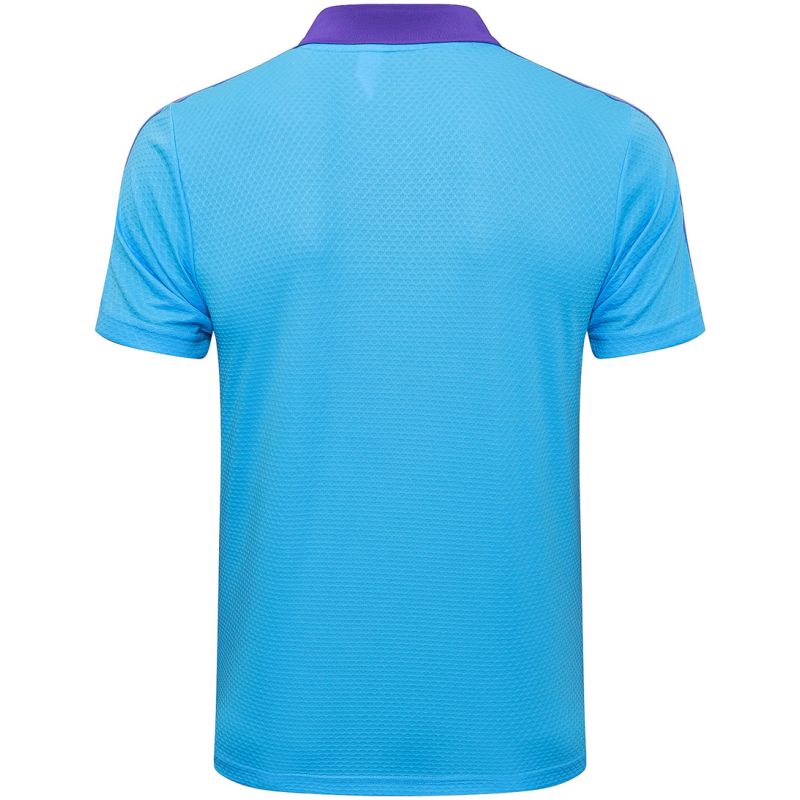 Mens Real Madrid Polo Shirt Blue 2025/26