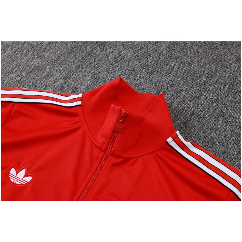 Mens Manchester United Jacket + Pants Training Suit Red 2025/26