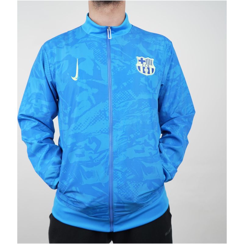 Mens Barcelona  All Weather Windrunner Jacket Light Blue 2025/26