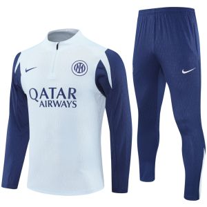 Mens Inter Milan Training Suit Light Grey 2025/26