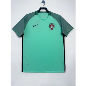 Mens Portugal Retro Away Jersey 2016