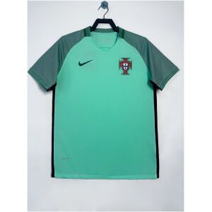 Mens Portugal Retro Away Jersey 2016