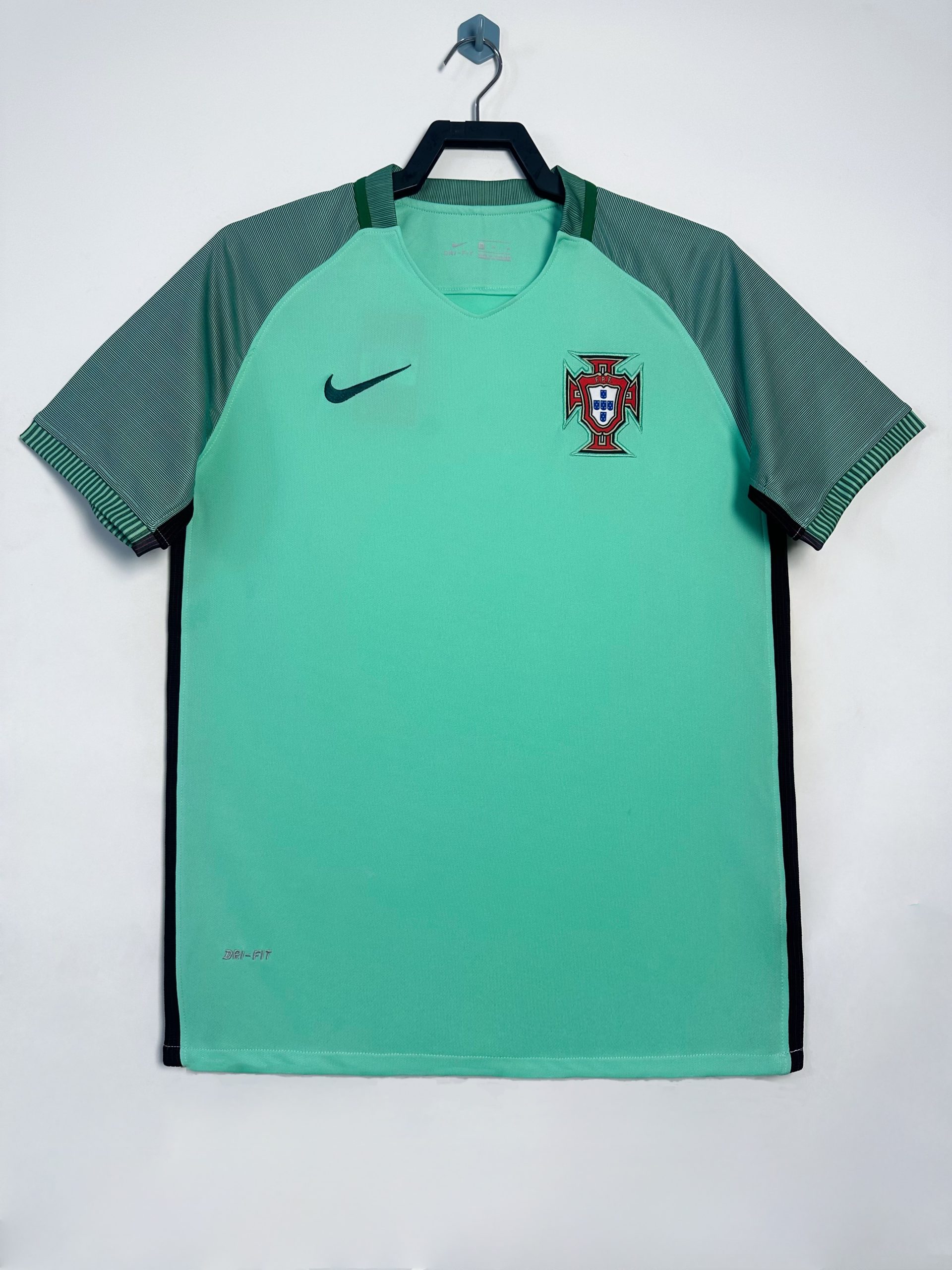 Mens Portugal Retro Away Jersey 2016