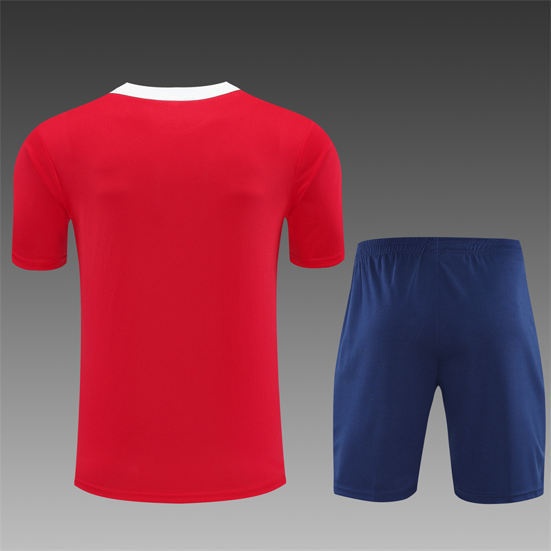 Kids PSG x Jordan Short Training Suit Red 2025/26