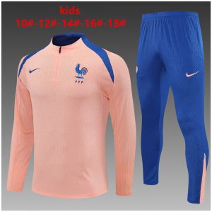 Kids France Training Suit Pink 2025