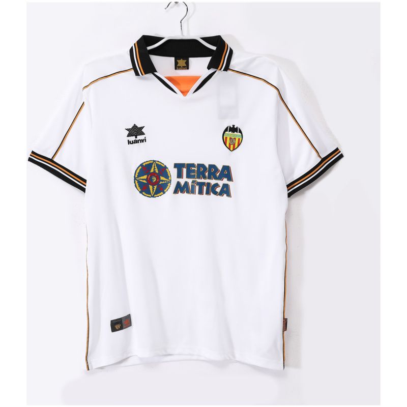 Mens Valencia Retro Home Jersey 1999/2000