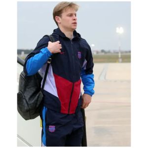 Mens Barcelona  All Weather Windrunner Jacket Royal 2025/26