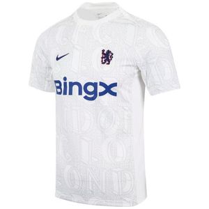 Mens Chelsea Short Training Jersey White 2025/26