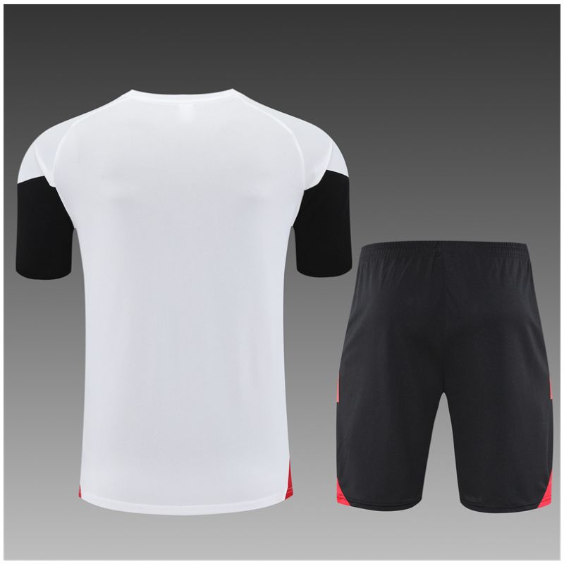 Kids Manchester United Short Training Suit White II 2025/26