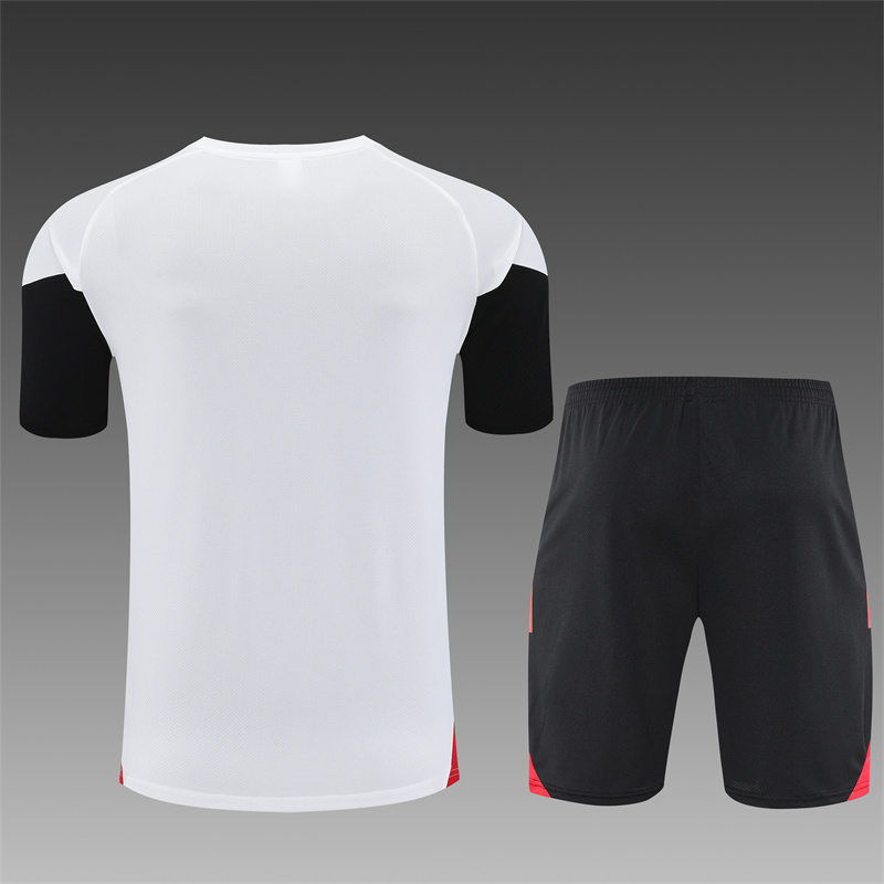 Kids Manchester United Short Training Suit White II 2025/26