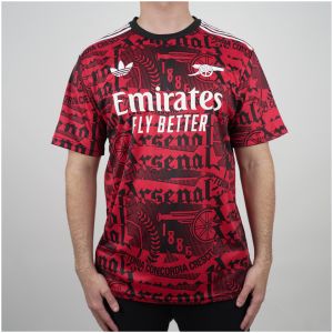 Mens Arsenal Short Training Jersey Red 2025/26