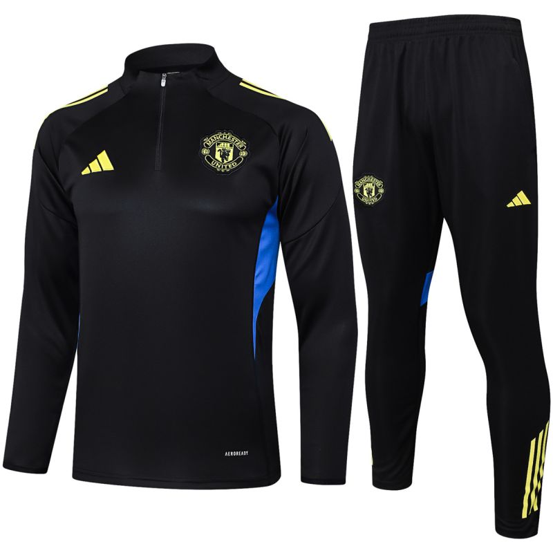 Mens Manchester United Training Suit Black 2025/26