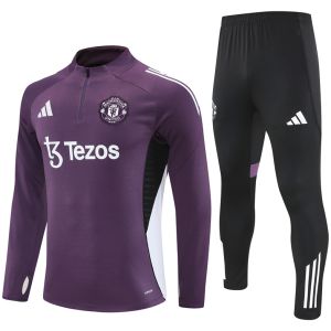 Mens Manchester United Training Suit Purple 2025/26