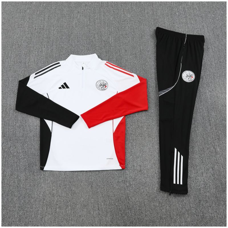 Kids Ajax Training Suit White 2025/26
