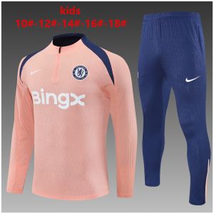 Kids Chelsea Training Suit Pink 2025/26