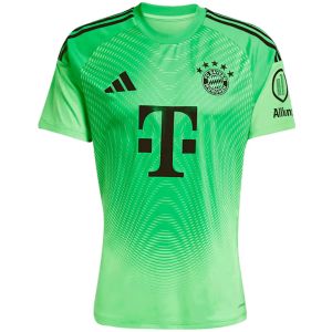 Mens Bayern Munich Goalkeeper Green Jersey 2025/26