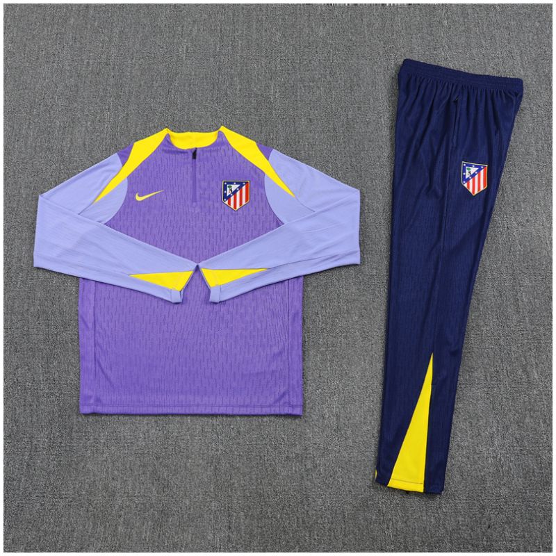 Kids Atletico Madrid Training Suit Purple 2025/26