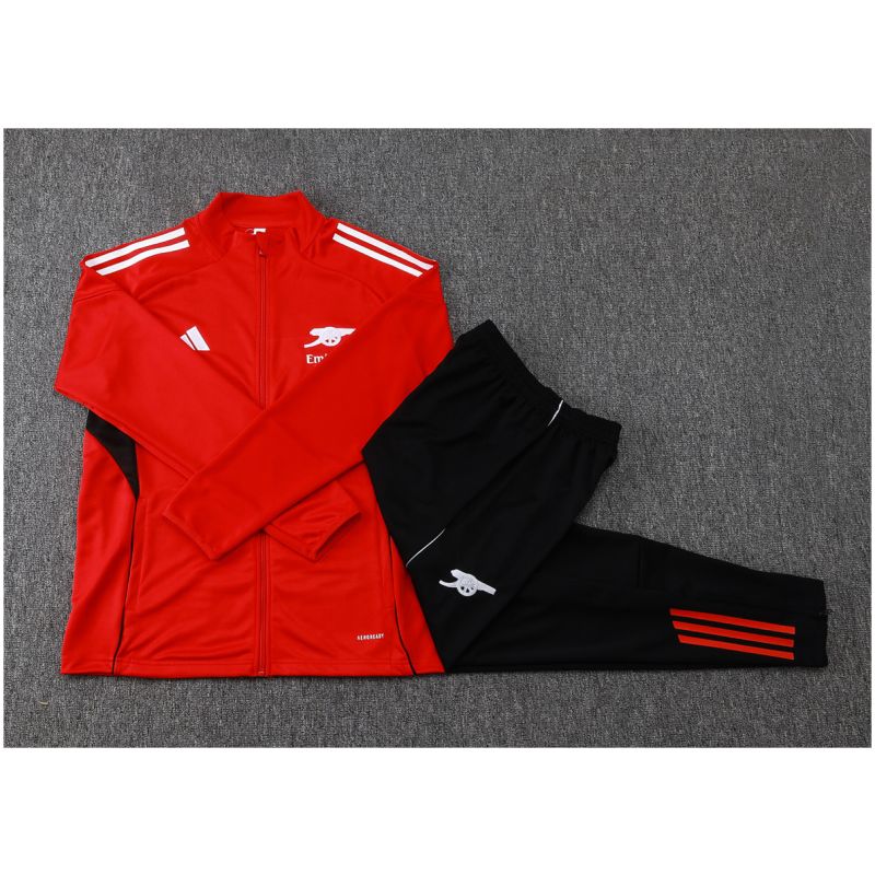 Kids Arsenal Jacket + Pants Training Suit Red 2025/26