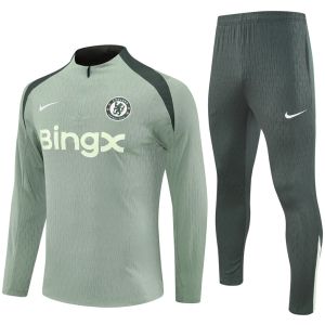Mens Chelsea Training Suit Light Green 2025/26