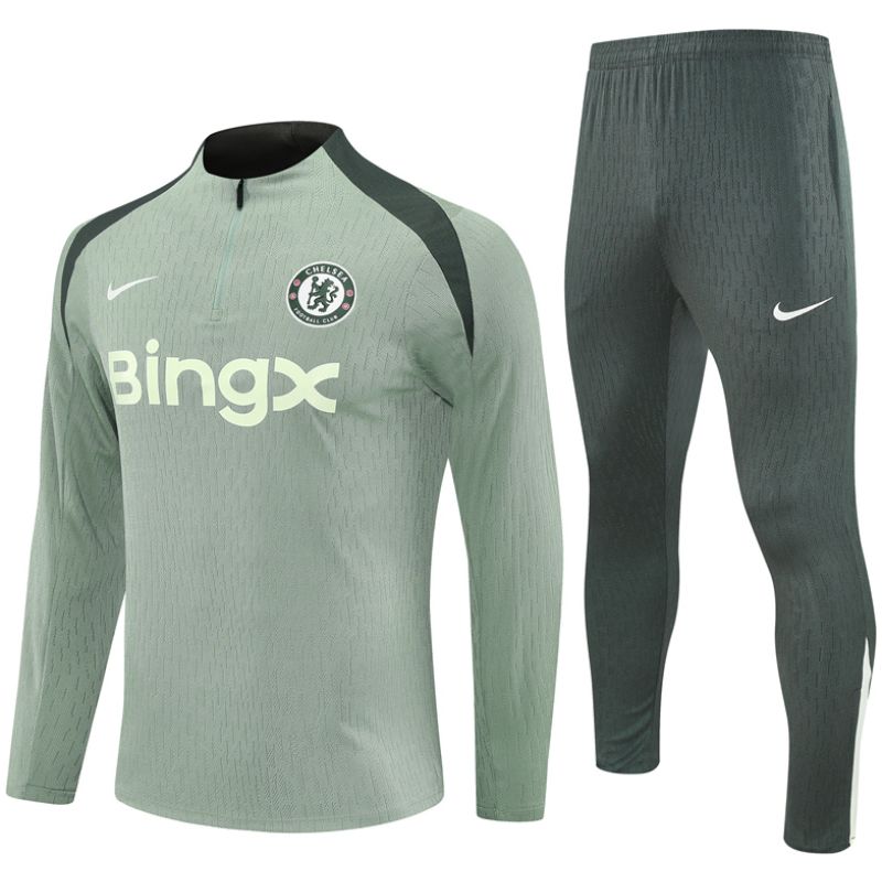 Mens Chelsea Training Suit Light Green 2025/26