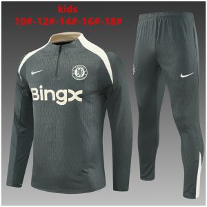 Kids Chelsea Training Suit Dark Green 2025/26