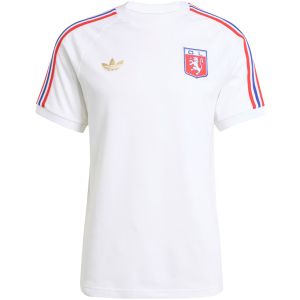 Mens Olympique Lyonnais 75th Anniversay White T-Shirt 2025/26