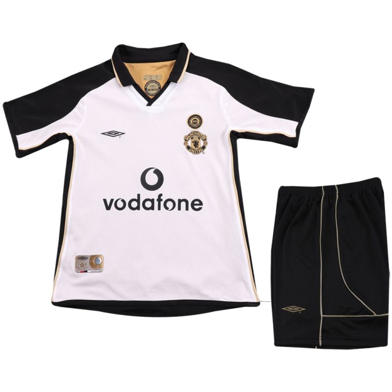 Kids Retro Manchester United Centenary Reversible Jersey 2001/02