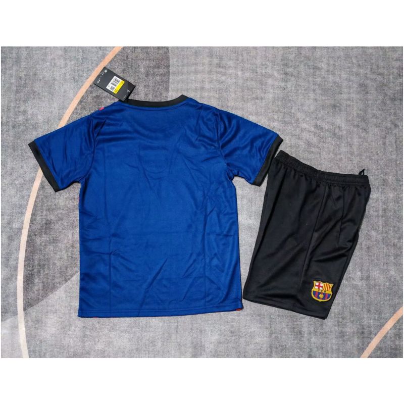 Kids Barcelona One Piece Monkey D. Luffy Jersey 2025/26
