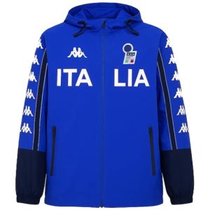 Mens Italy All Weather Windrunner Jacket Retro Blue 2025