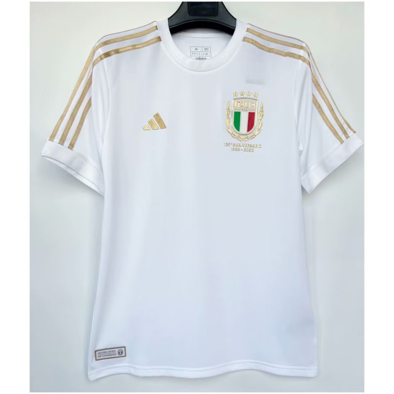 Mens Italy 125th Years Annivesary White Jersey 2025